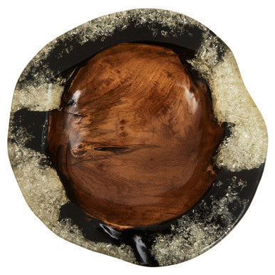 Sakra Teak and Resin Bowl - Image 3
