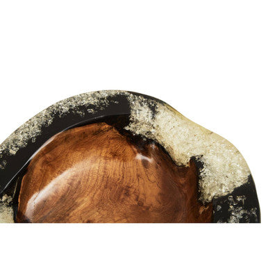 Sakra Teak and Resin Bowl - Image 4
