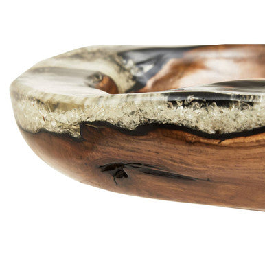 Sakra Teak and Resin Bowl - Image 5