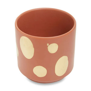 Yuri Small Terracotta Gold Spotted Planter