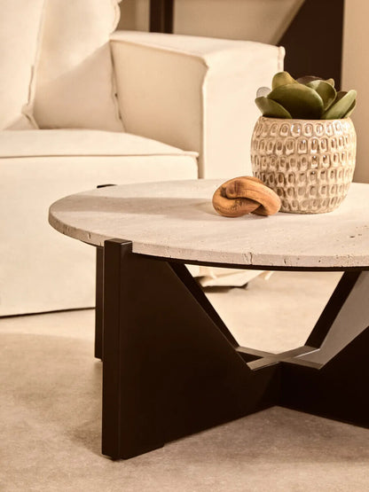 Yana Large Cream Textured Ceramic Planter