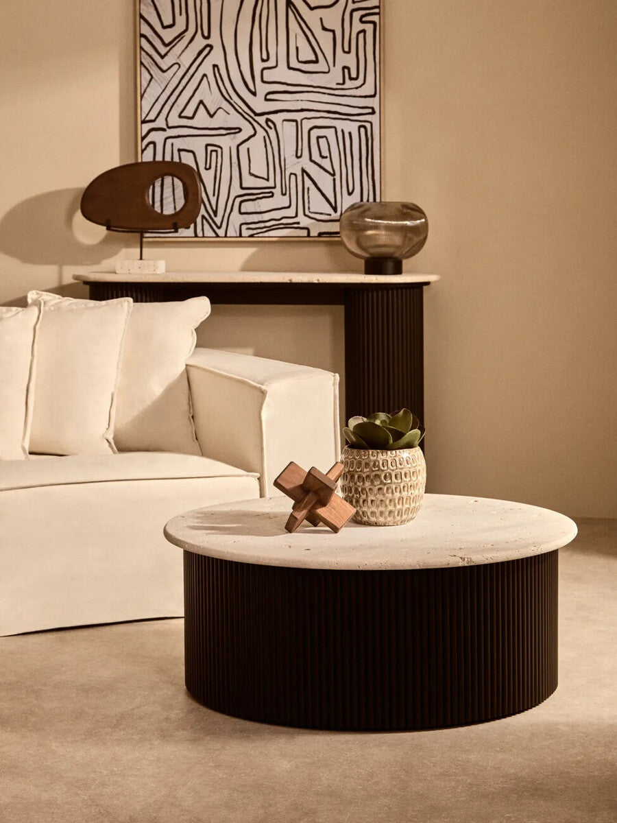 Yana Large Cream Textured Ceramic Planter