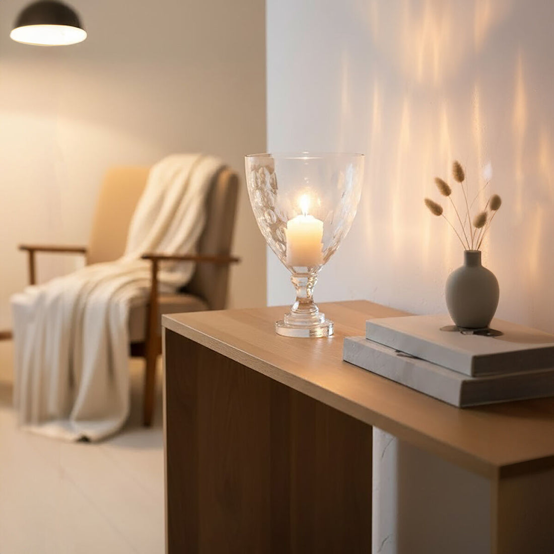 Cortina Small Honeycomb Hurricane Candle Holder