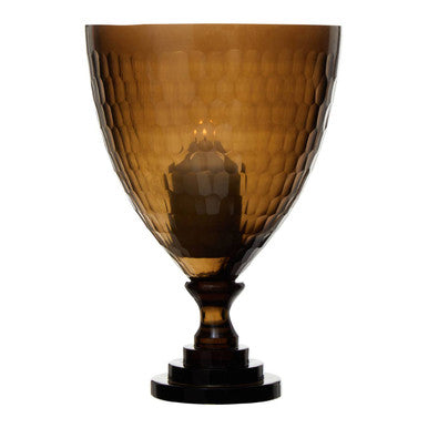 Cortina Small Honeycomb Glass Candle Holder