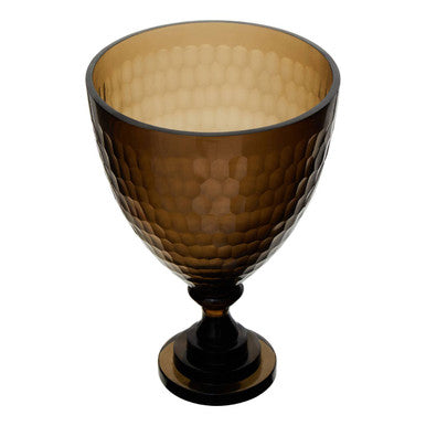 Cortina Small Honeycomb Glass Candle Holder