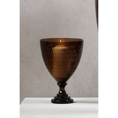 Cortina Small Honeycomb Glass Candle Holder