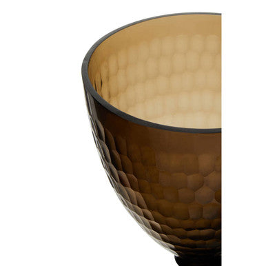 Cortina Small Honeycomb Glass Candle Holder - Image 9