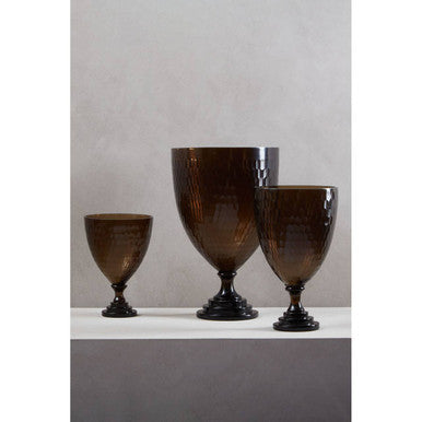 Cortina Medium Honeycomb Glass Candle Holder