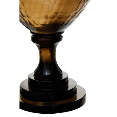 Cortina Medium Honeycomb Glass Candle Holder