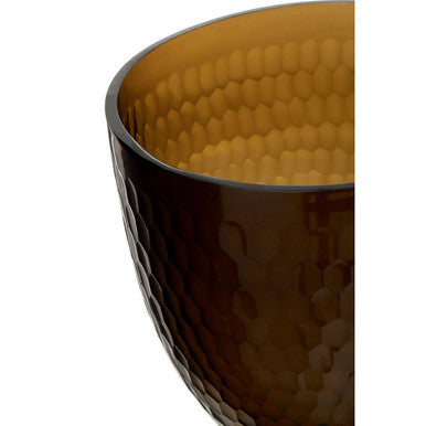 Cortina Large Honeycomb Glass Candle Holder