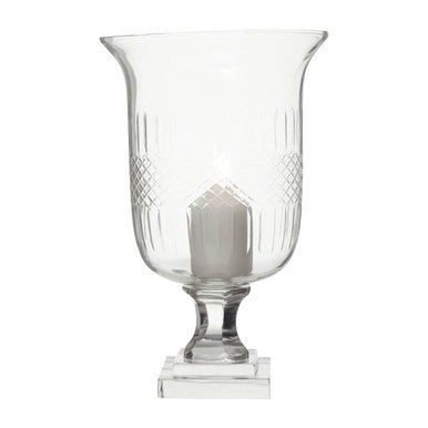 Cortina Small Diamond Cut Candle Holder