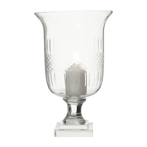 Cortina Small Diamond Cut Candle Holder
