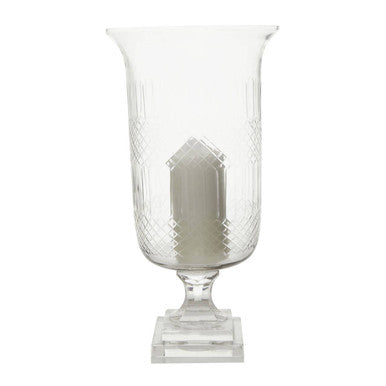 Cortina Large Diamond Cut Candle Holder