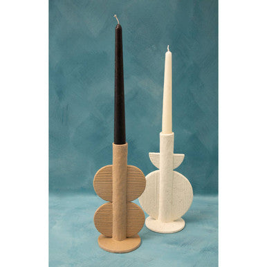Utica Stone Colour Candle Holder