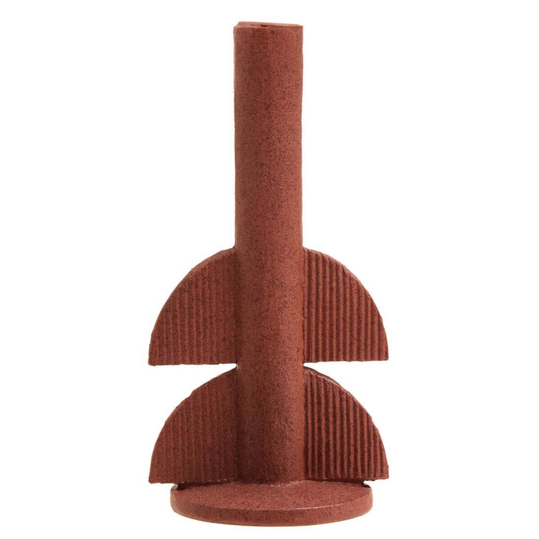 Utica Red Candle Holder