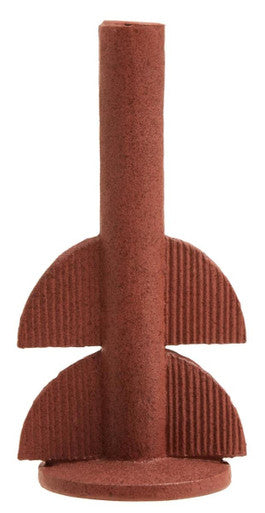 Utica Red Candle Holder