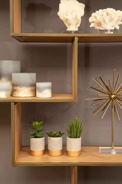 Boho Large White Coral Decor