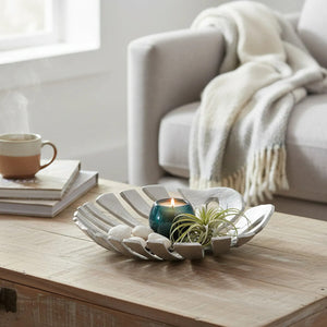 Monstera Small Silver Finish Leaf Dish | Prato