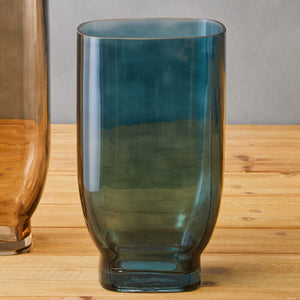 Small Blue Glass Vase | Emer