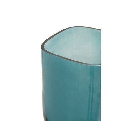 Emer Small Blue Glass Vase - Image 7