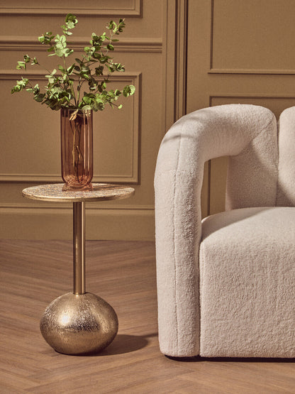 Edan Large Orange Glass Vase