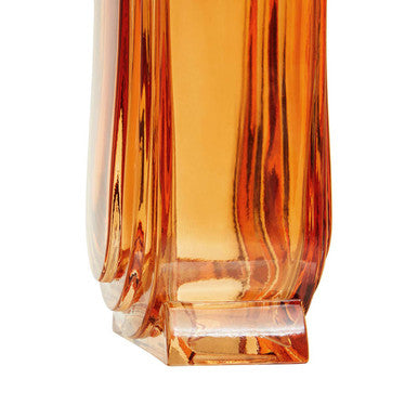 Edan Large Orange Glass Vase