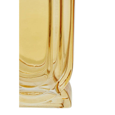 Edan Small Ochre Yellow Glass Vase - Image 8
