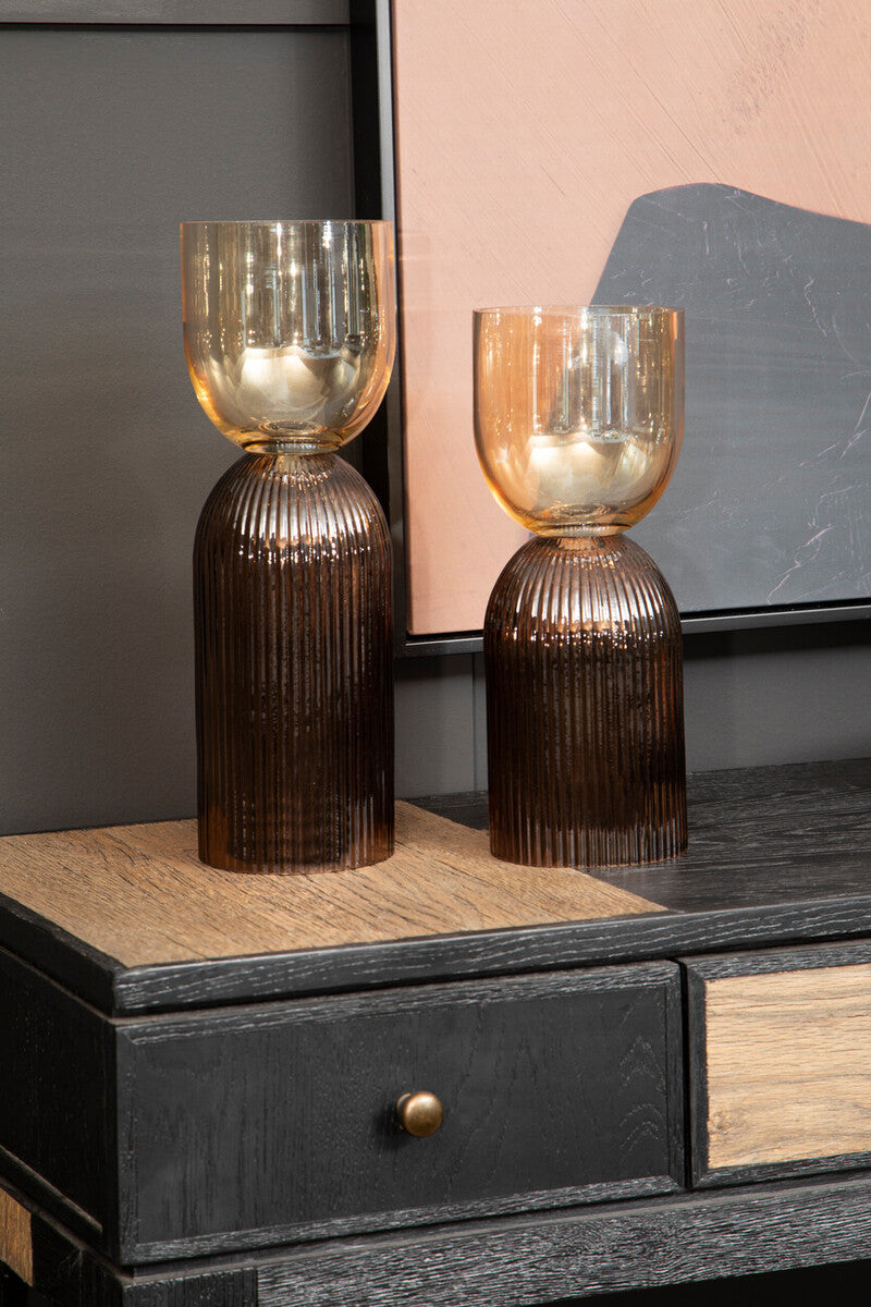 Esma Large Two Tone Glass Vase