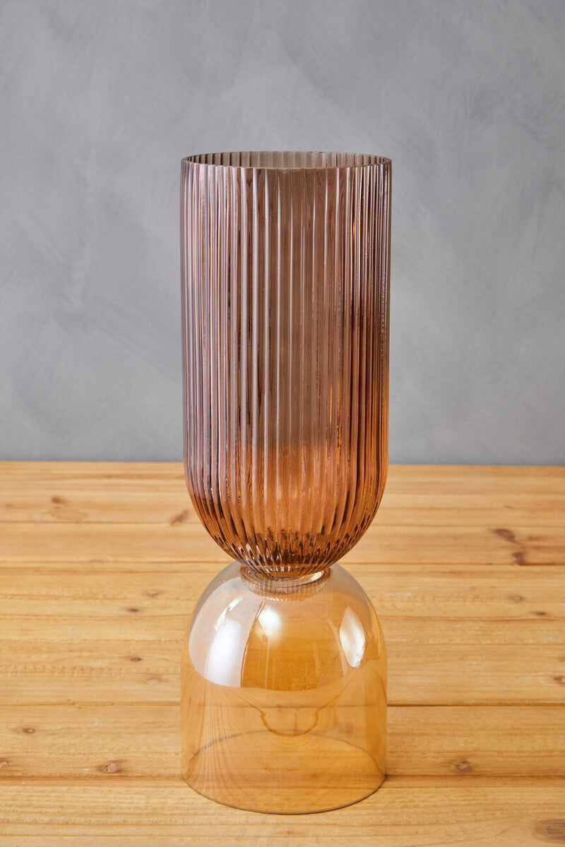 Esma Large Two Tone Glass Vase