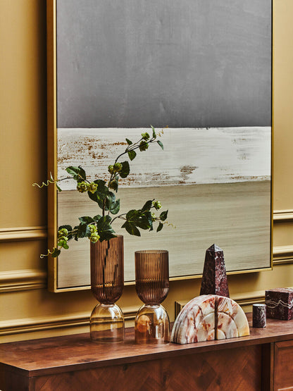 Esma Small Two Tone Glass Vase