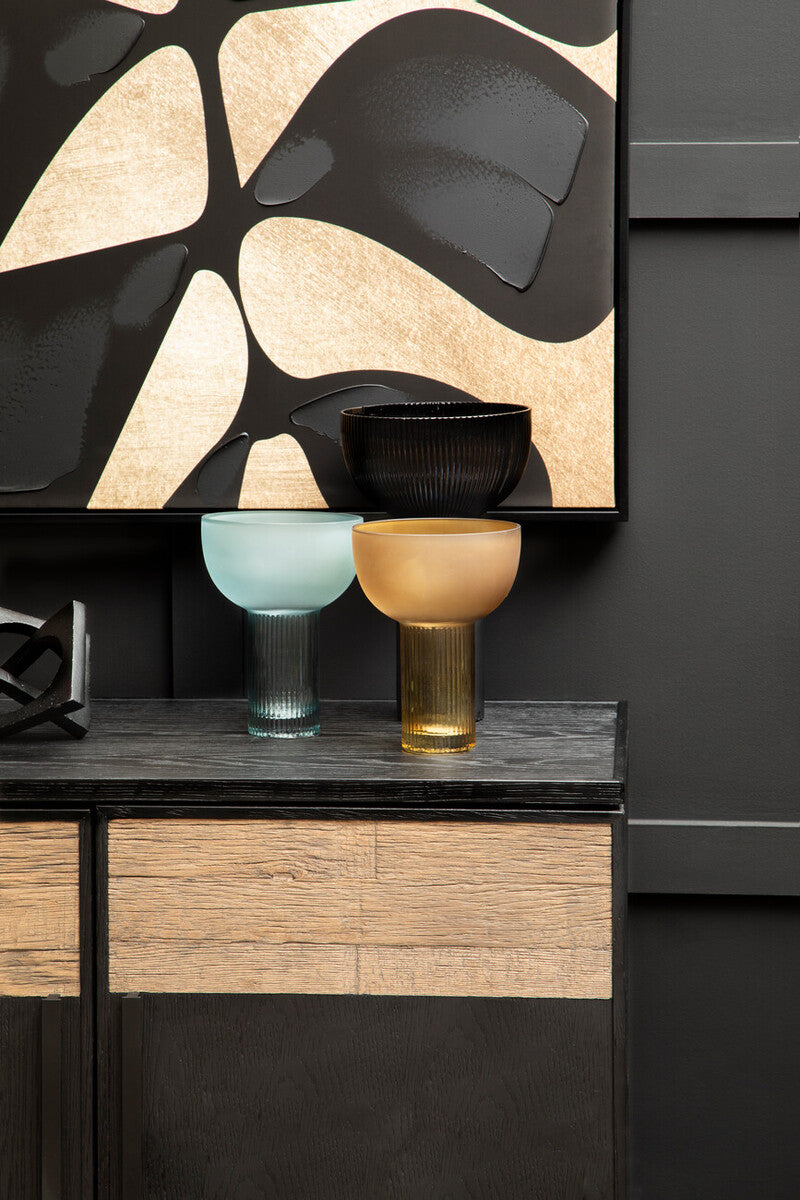 Esma Small Light Blue Glass Vase