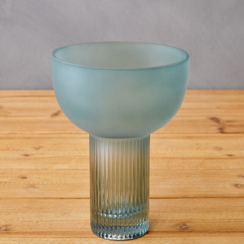 Esma Small Light Blue Glass Vase