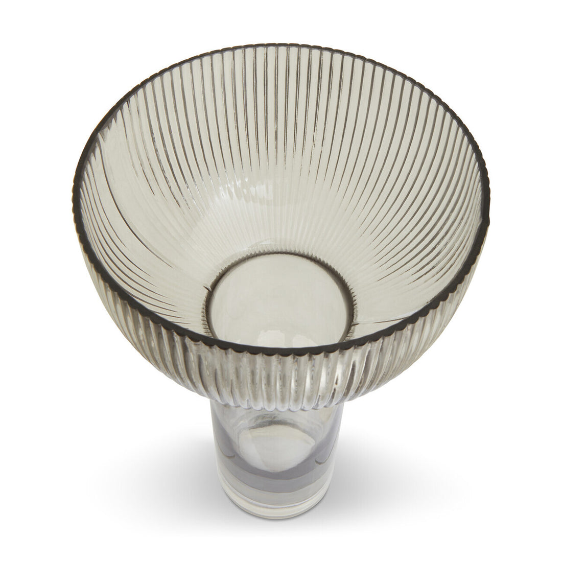 Esma Large Grey Glass Vase