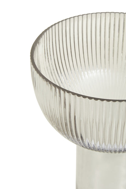 Esma Large Grey Glass Vase