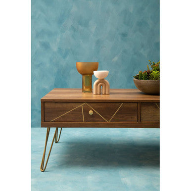 Esma Small Ochre Glass Vase