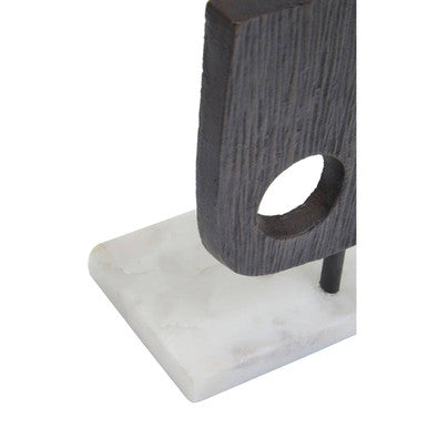 Simbolo Large Assorted Colour Metal Sculpture On Marble Base - Image 11