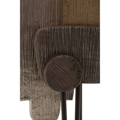 Simbolo Small Assorted Colour Metal Sculpture On Marble Base - Image 9