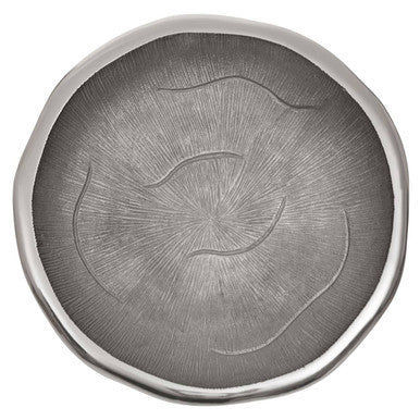 Silva Large Oak Effect Silver Bowl