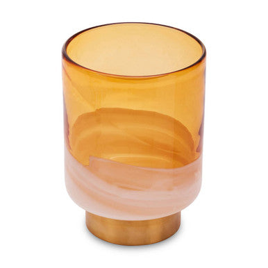 Cleo Small Amber Vase
