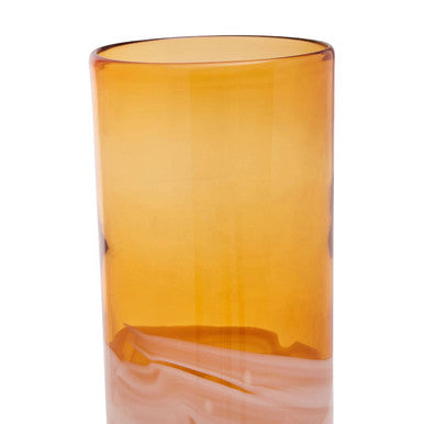 Cleo Large Amber Vase