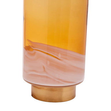 Cleo Large Amber Vase