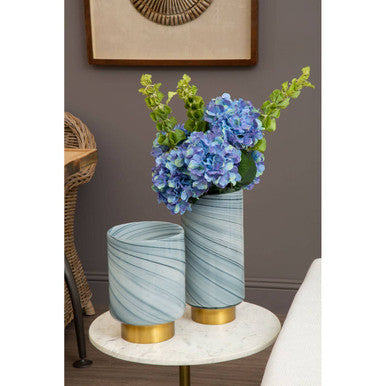 Cleo Small Grey Vase