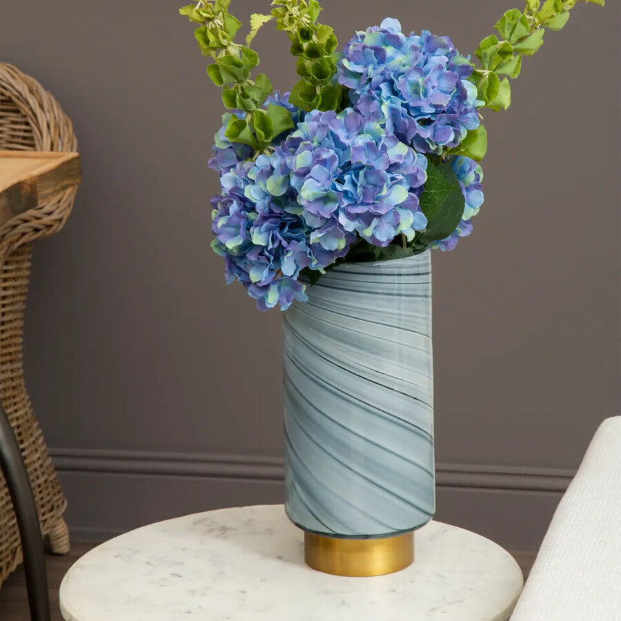 Cleo Large Grey Vase