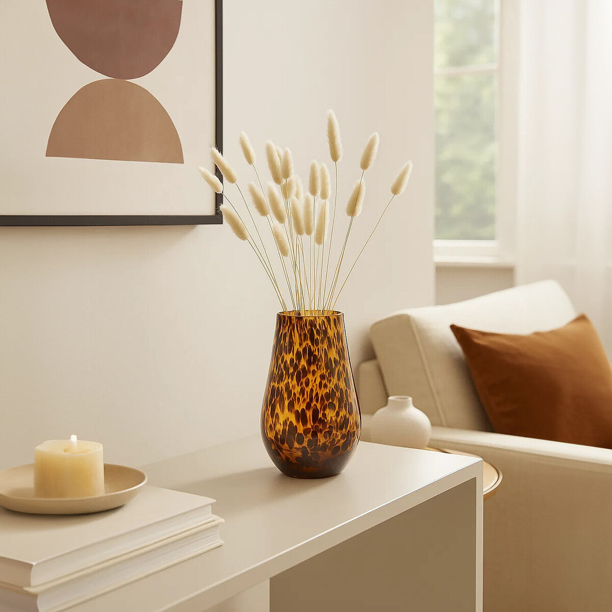 Celia Small Tortoise Shell Effect Vase