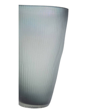 Hessa Large Grey Glass Vase - Image 6
