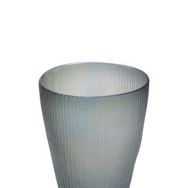 Hessa Large Grey Glass Vase - Image 7