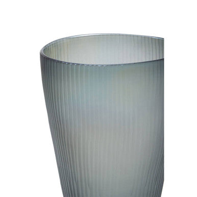 Hessa Large Grey Glass Vase - Image 8