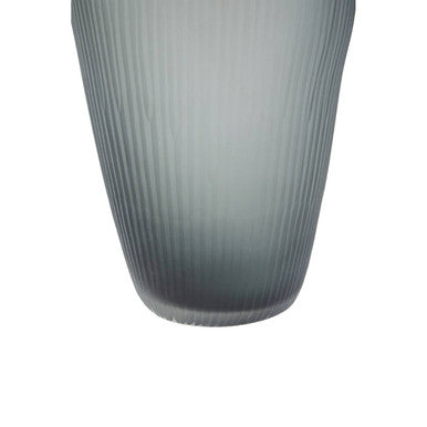 Hessa Large Grey Glass Vase - Image 9