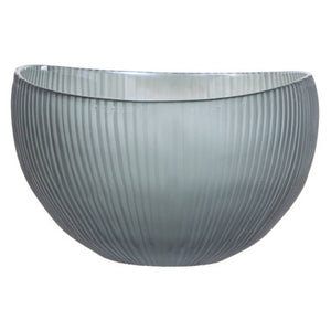 Hessa Grey Glass Bowl