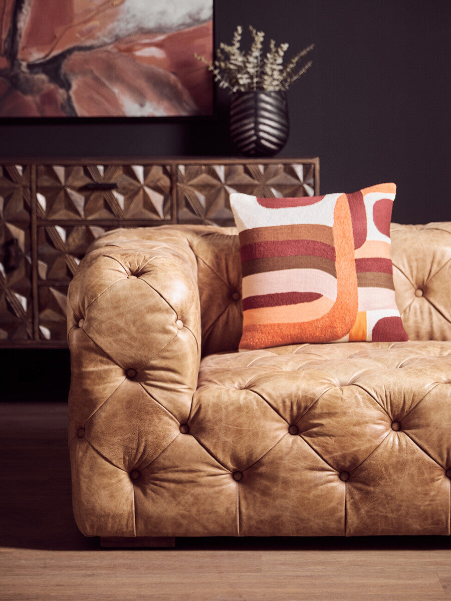 Hessa Small Chevron Cut Vase - Image 4